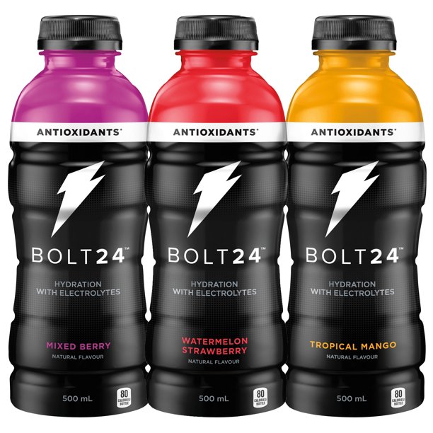 BOLT24 Fueled by Gatorade, Hydration with Antioxidants and Electrolytes