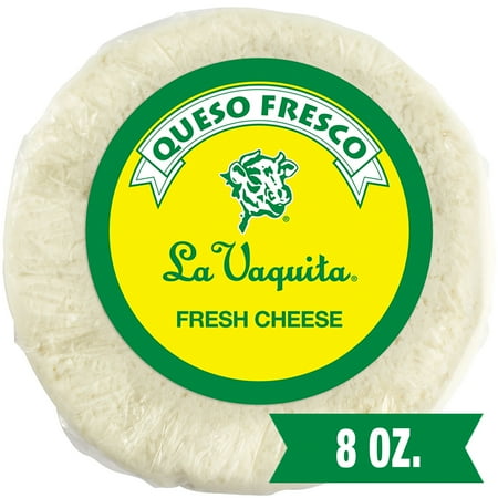 La Vaquita Queso Fresco Mexicano (Fresh Cheese), 8 oz Wrapped Chunk