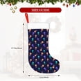 thumbnail image 4 of Yiaed Sea Jellyfish Print Christmas Stockings, Christmas Stockings Hanging Ornaments, Christmas Stockings for Family Christmas Holiday Decorations, 4 of 7