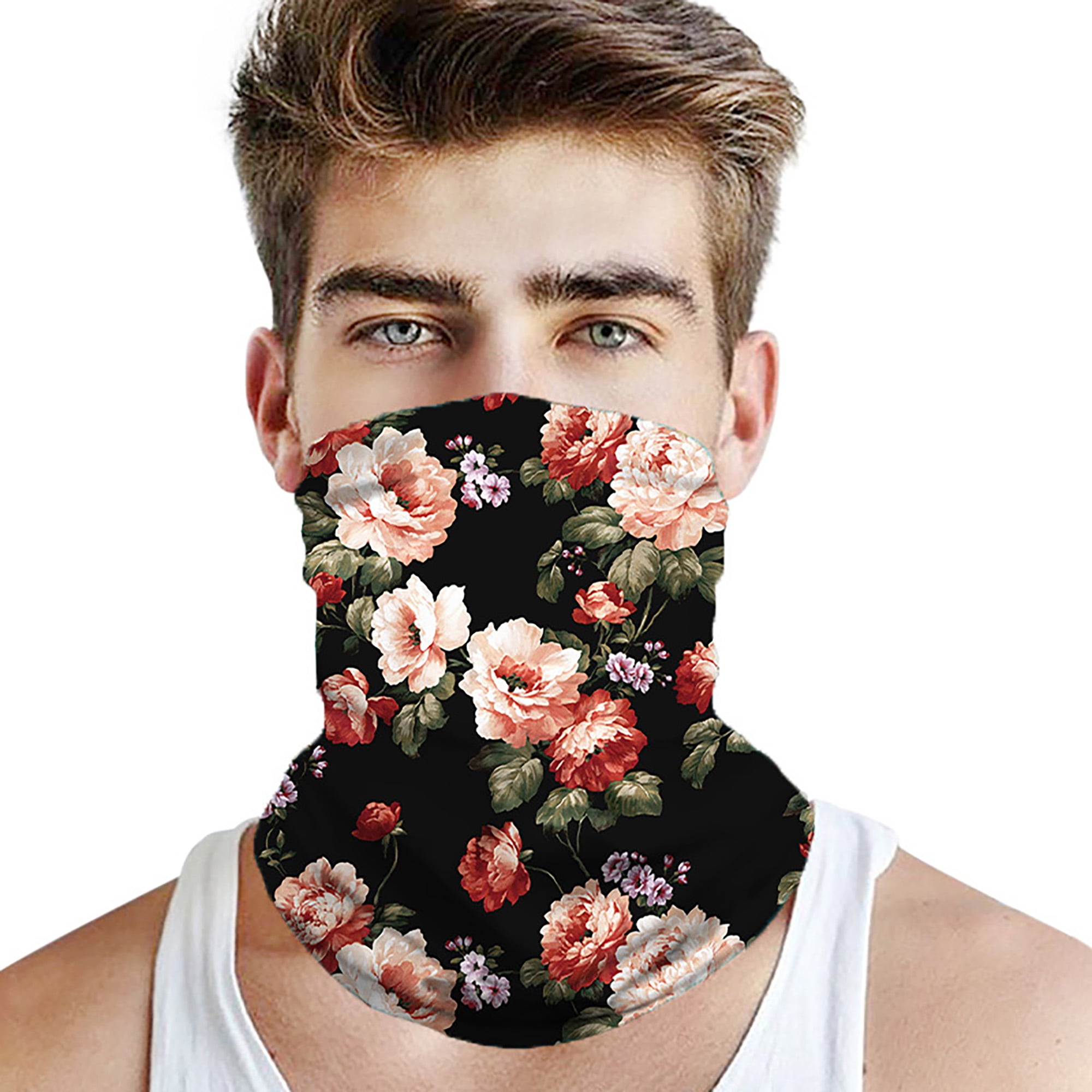 CVLIFE 3PCS Mens Bandana Seamless Scarf Face Cover Mouth Mask Unisex