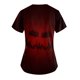 thumbnail image 3 of Blusa quirúrgica con cuello en V y diseño de salpicaduras de sangre para Halloween para mujer: uniforme médico con bolsillos, 3 of 3