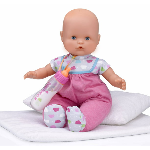 Nenuco - Soft Baby Doll with Magic Bottle, Colorful Outfits, 29 cm Walmart.com