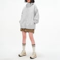 thumbnail image 3 of FUZHIQ Women's UPF 50+ UV Protection Lightweight Sun Jacket Packable Hooded Full Zip Quick Dry Sun Shirt for Vacation Beach Travel Daily Outdoor,M, 3 of 5