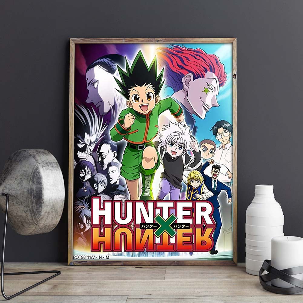 Riapawel Anime Hunter x Hunter Poster, Gon·freecss, Killua Zoldyck,  Kurapika, Illumi Zoldyck Prints Unframed Dormitory Bedroom Wall Decor 