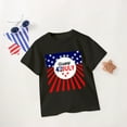 thumbnail image 6 of Coerni Toddler Kids Independence Day Tops 4th of July Cotton Print T Shirts for Girls Boys Unisex Summer Clothing, 6 of 9