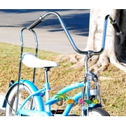 Micargi HERO 20 Beach Cruiser Coaster Brake Single Speed with Banana Seat Stainless Steel Spokes One Piece Crank Alloy Rims 36H Color: Baby Blue