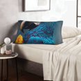 thumbnail image 6 of Daiia Modern Style Blue Parrot Bedding Waterproof Pillow Protector Zippered Queen – Bed Bug Proof Pillow Encasement-14"x20", 6 of 6