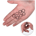 thumbnail image 2 of Mini Rubber Bands for Hair Braids, 1.5 cm, 1000 Count, Black, 2 of 4