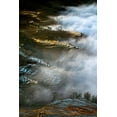 thumbnail image 2 of Zhu, Hua 17x24 Black Ornate Wood Framed with Double Matting Museum Art Print Titled - Colorful Rice Terraces, 2 of 4