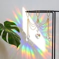 thumbnail image 6 of Gold Chain Crystal Suncatcher for Potted Plants, Mini Rainbow Maker Hanging Ornament for Indoor Garden Shrub Balcony Rack, Versatile Plant Lover Gift Idea, 6 of 6