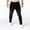 Black, variant on Men's and Big Men's Flat Front Comfort Waist Flex Pants Fashion Men's Casual Elastic Waist Denim Straight Jeans Trousers