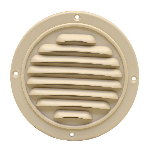 Nautical Global Boat Vent Cover 141372 4 Inch Beige Plastic