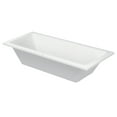 thumbnail image 6 of Duravit 700101000000092 D-Code 71" Drop In Acrylic Soaking Tub - White, 6 of 7