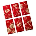 thumbnail image 3 of jifeng 6Pcs Chinese New Year Red Envelopes Festival Money Envelope Red Packet F, 3 of 9