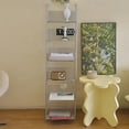 thumbnail image 4 of <p>Floor Magazine Shelf Rack, Minimalist Stable Multi Functional 6 Tier Standing Bookshelf  For Newspapers For Studio</p>, 4 of 7