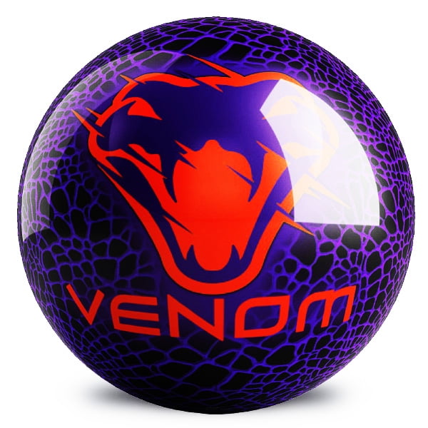 Radical Outer Limits Solid Bowling Ball - White/Blue/Purple 14lbs