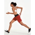 thumbnail image 6 of BALEAF Womens' 7 Inches Long Running Shorts Back Zipper Pocketed Athletic Active Exercise Shorts with Liner Red Size XXL, 6 of 6