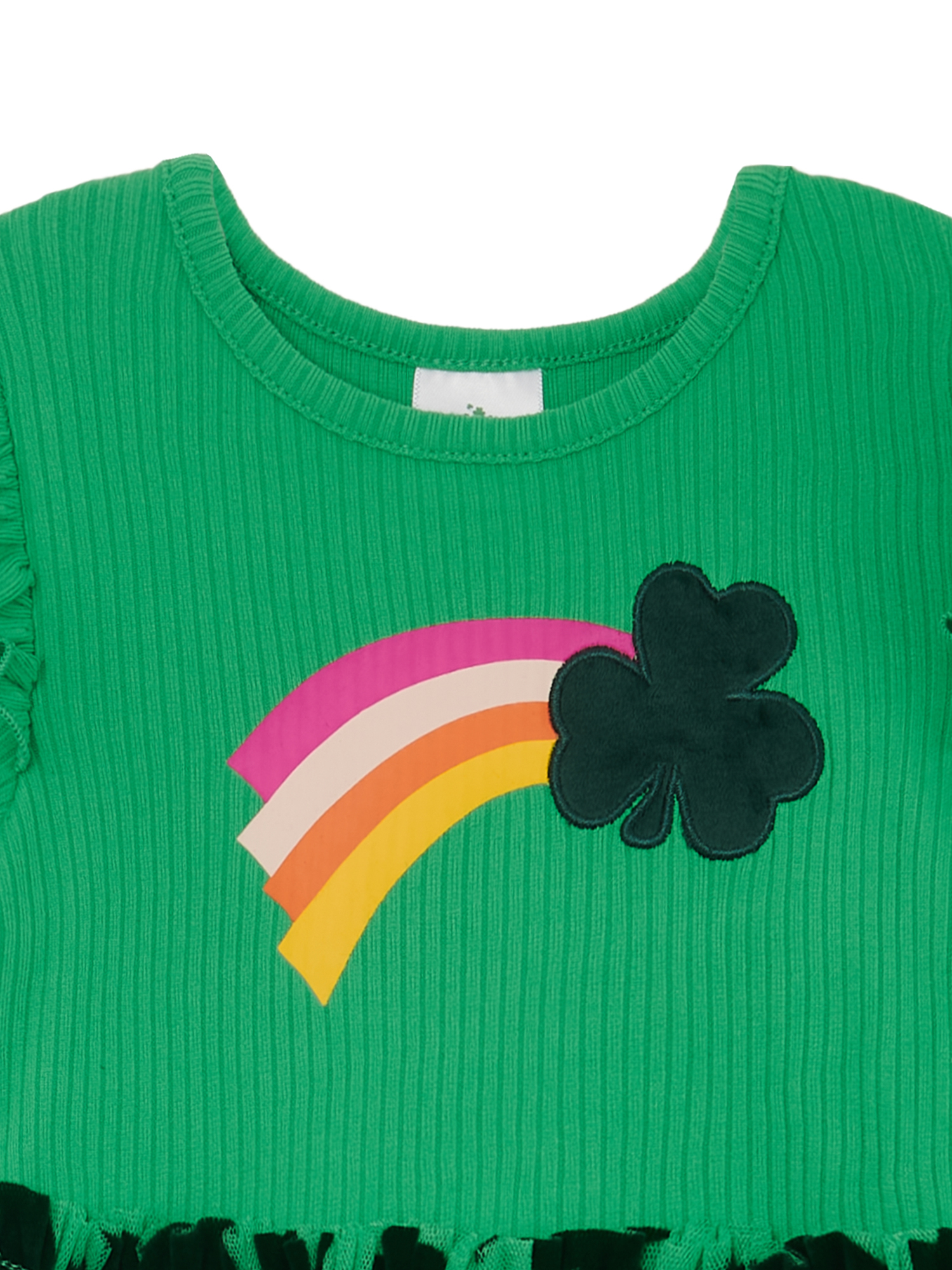 Way To Celebrate Toddler Girls St. Patrick's Day Tulle Tutu Dress, Sizes 12M-5T