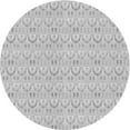 thumbnail image 1 of Ahgly Company Tapis Rond Lavable en Machine Intérieur Transitionnel Gris Foncé, 4 Pieds Rond, 1 of 7