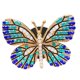 thumbnail image 1 of Clip de ventilación de coche con forma de mariposa para mujeres y niñas, clip universal para difusor de ventilación de coche. Azul, 1 of 9