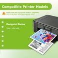 thumbnail image 6 of 728 Ink Cartridges Combo Pack Compatible for 728 Ink Cartridge Work with DesignJet T830 T830 MFP Printers 4-Pack (300ml Matte Black/Cyan/Magenta/Yellow), 6 of 8