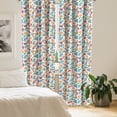 thumbnail image 2 of Ambesonne Tribal Curtains, Mayan and Aztec, Pair of 28"x63", Multicolor, 2 of 5
