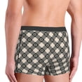 thumbnail image 5 of Naloa Daisy Plaid Black Print Mens Underwear - Boxers for Men, Classic Briefs for Men, 5 of 9