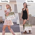 thumbnail image 6 of Large Capacity Tote Bag,Leopard Print and Baseballs Pattern Handbag Fashion Luxury Tote Bag,15.7"x13"x 5.1" Inches,Laptop Compatible, 6 of 6