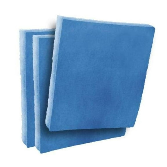 BetterVent Indoor Dryer Vent Filters, 7" x 8-1/4" Polyester Replacement Filters, Pack of 18, Blue/White, Fits Standard Dryer Vents
