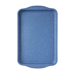 The Pioneer Woman Non-Stick Quarter Sheet Pan, Blue Speckle