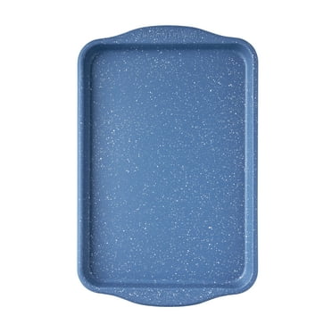 The Pioneer Woman Nonstick Quarter Sheet Pan, 13" x 9", Blue Speckle