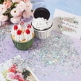 thumbnail image 6 of 60g/ 2.1oz Holographic Confetti Star and Moon Table Confetti Iridescent Metallic Glitter Foil Scatter Sequin for Birthday Wedding Party Halloween Christmas DIY Decorations Nail Art Crafts DIY, 6 of 7