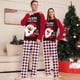 thumbnail image 2 of Pijamas navideños para padres e hijos con estampado de Papá Noel para primavera y otoño, 2 of 5