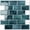 Dark Blue, variant on Peel and Stick Backsplash - 10-Sheet, 12"×12" - 3D Adhesive Peel and Stick Tile Backsplash for Kitchen, Bathroom, Wall Tile, Subway White