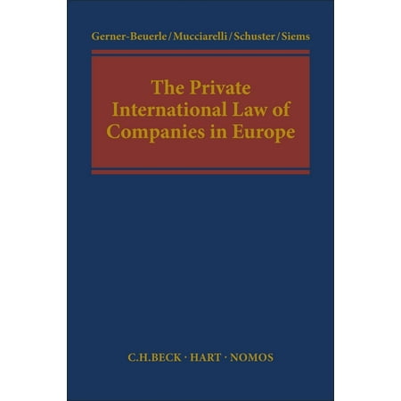 The Private International Law of Companies in Europe (Hardcover)