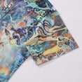 thumbnail image 4 of Cotton Hawaiian Shirt For Men Dreamland Art Button-down Short Sleeve Shirt, 4 of 9