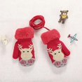 thumbnail image 2 of Toddler Kids Warm Winter Gloves Cute Infant Baby Boys Girls Thick Fleece Lined Full Finger Ski Snow Gloves Mittens, 2 of 5