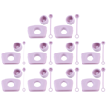 thumbnail image 1 of Juego Tapones Silicona para Derrames Reutilizables Cup 1 0/2 0 () Color Morado, 1 of 8