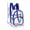 Blue, variant on Clear Mini Backpack, Transparent PVC Small Backpack Stadium Approved for Concerts, Sports Events, Travel, and School