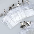 thumbnail image 5 of FRCOLOR 25 Pcs Transparent Waterproof Horizontal Business ID Badge Holder with Retractable Adjustable Lanyards Neck Straps Badge Clips for Office School Social events, 5 of 8