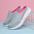 thumbnail image 5 of Women and men Closed Toe Backless Summer Breathable Walking Shoes with foot arch pad Lightweight Walking Shoes, 5 of 7