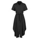 thumbnail image 4 of Vestido camisero de verano con botones para mujer - Prenda de playa de manga corta con bolsillos, 4 of 5