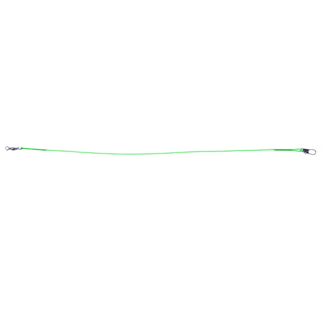 Wweixi 10 Pcs/Ensemble Fil de Pêche Anti-Morsure Vert 20cm 1pcs 1Ensemble