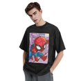thumbnail image 4 of Spider-Man Men's Vintage Washed Drop Shoulder Short Sleeve T-Shirt, 4 of 7