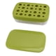 thumbnail image 4 of Molde para hacer cubitos de hielo flexible y reutilizable, bandeja redonda de fácil liberación para cubitos de hielo con tapa, contenedor de varias capas, color verde, 4 of 10