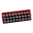 thumbnail image 4 of Set de sellos de metal Professional Steel Alphabet Stamp Set para marcas de impresión Letras minúsculas, 4 of 8