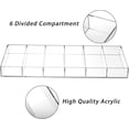 thumbnail image 3 of 2 Pack Acrylic Sunglasses Organizer, 6 Slot Clear Eyeglasses Storage Case, Stackable Eyewear Display Tray for Sunglasses, Fashion Eye Wear, Protective Glasses, 3 of 7