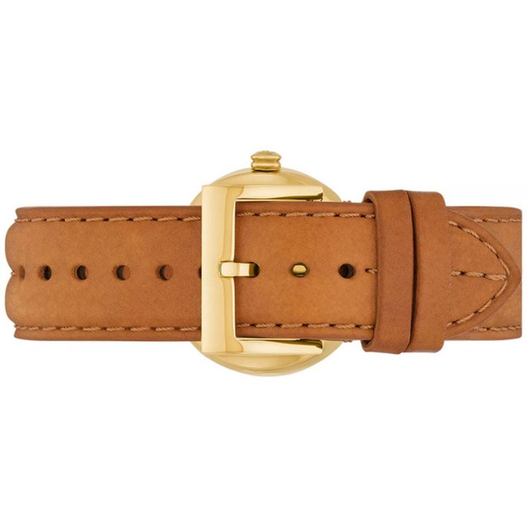Tory Burch Kira TBW2041 Cream Dial Brown Leather Strap Women’s Watch Tory Burch Kira TBW2041 Cream Dial Brown Leather Strap  main image 2
