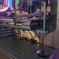 thumbnail image 3 of VC-1 Magnetic Graphics Card Holder GPU Support Desktop Computer Case Stand Cooling Kit Aluminum Alloy Holder Silver, 3 of 6