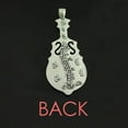thumbnail image 3 of Fun Laugh Mouth Purple Emotion Chortle Pendant Jewelry Music Guitar Torque Hangtag, 3 of 4